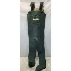 Hodgman Green Neoprene Fishing Stocking Foot Chest Waders Size Small